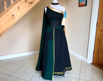 Robe de cosplay, costume de cosplay, robe longue lady