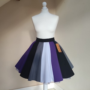 LGBTQ Pride Flaggen Rock, LGBT Flagge Rock, Parade Rock, asexueller Flaggen Rock