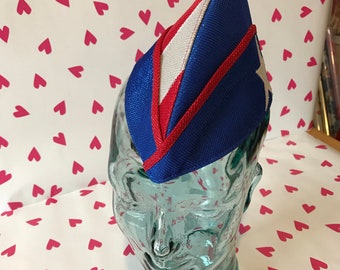 Glitter Pinup Military Hat , captain hat ,Garrison Hat,side cap.