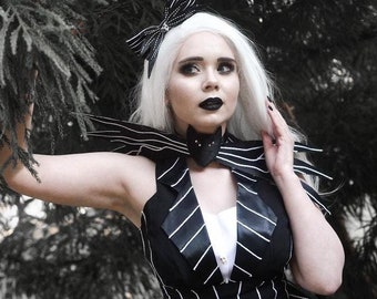 Skeleton Tuxedo Dress , Cosplay Skeleton costume.