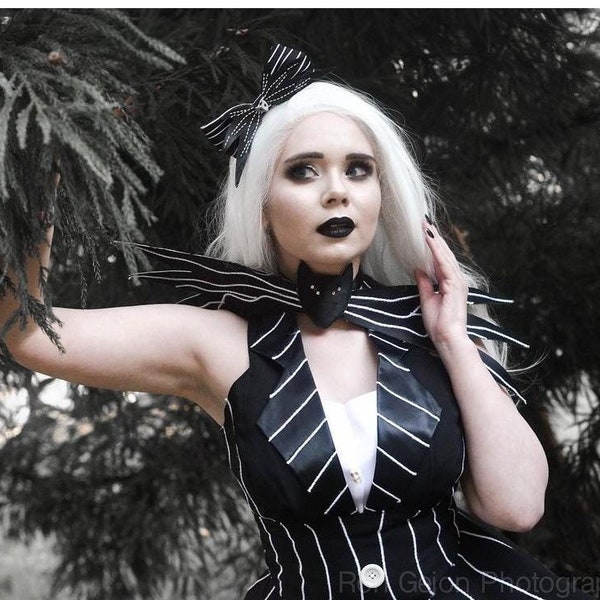 Skeleton Tuxedo Dress , Cosplay Skeleton costume.