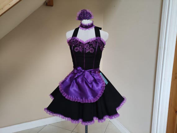 french maid corset dress Costume Color:Dark blue $100 - $150 Nails for a Royal Adult costume into a desirable look