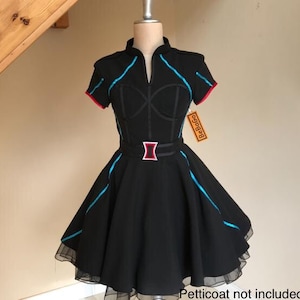 Cosplay dress, black cosplay costume
