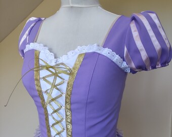 Robe cosplay, costume cosplay femme, robe violette de style