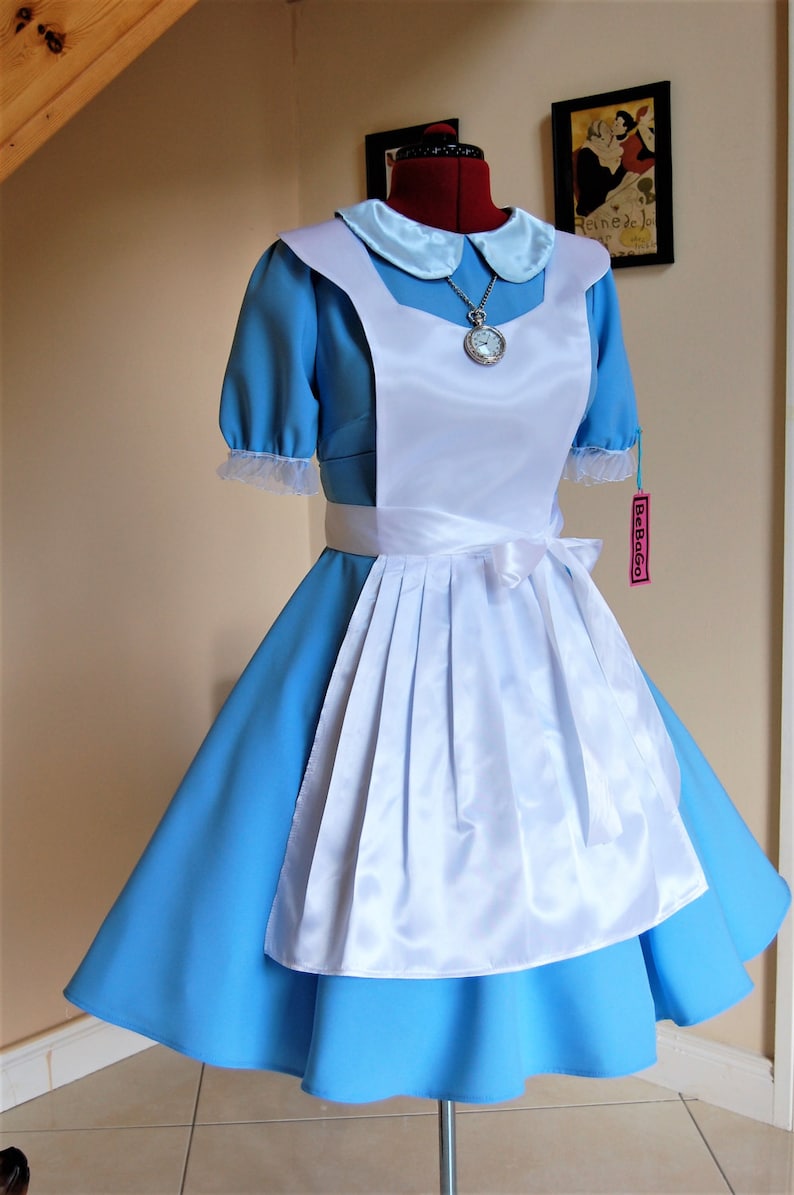 Alice in Wonderland Dress classic edition Alice Halloween Etsy