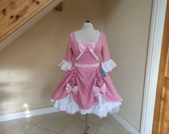 Cosplay dress, woman cosplay costume, pink  princess style dress