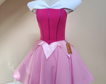 strapless open back dress Handmade Toddler Fairy Tale Pink Princess Dress
