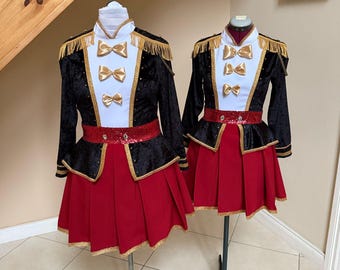 Ringmaster costume, Nutcracker dress , marching band outfit.