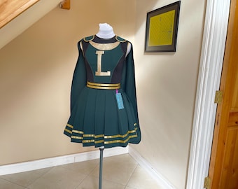 Cosplay dress, black and gold Lady dress .