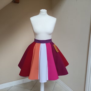 LGBTQ pride flags skirt,LGBT flag skirt, parade skirt, lesbian flag skirt