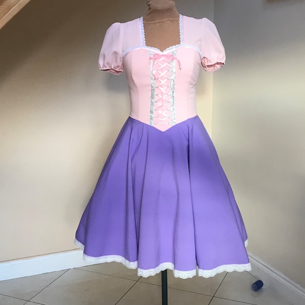 Robe de princesse cosplay, robe de princesse adulte costume d'Halloween.