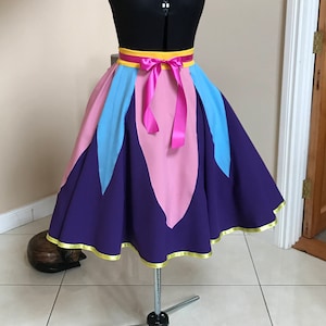 Teacup Full Circle Skirt, purple cosplay skirt
