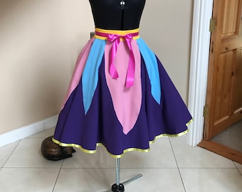 Teacup Full Circle Skirt, purple cosplay skirt