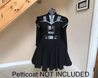Cosplay costume,black dress with cape ,villain dress