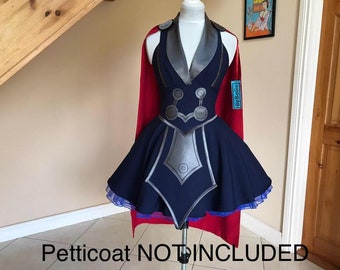 Cosplay costume, armour dress, cosplay armour dress.