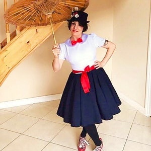 School uniform Costume, nanny Costume, nanny dress