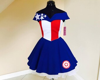 pageant Costume,cosplay dress,America dress.