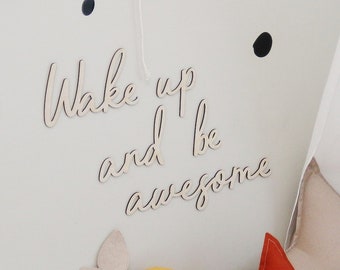 Boys Room Decor - Affirmation Wooden Sign - Kids Playroom Wall Art - Door Hanging - Wooden Plaque - Nursery and Kids Room Decor