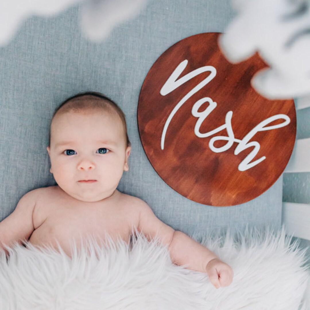 Childrens Name Plaque Personalized Baby Gift Kids Room Decor Nursery