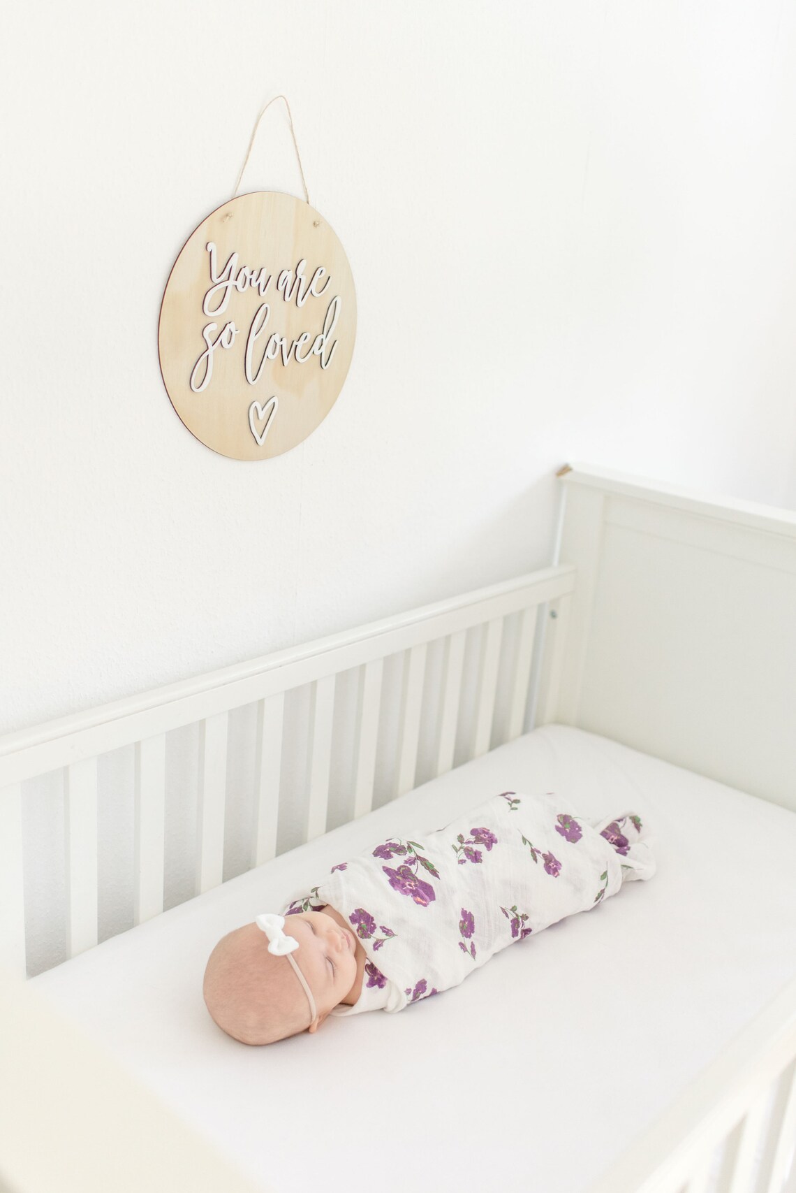 You Are so Loved Plaque Nursery Wall Art Rustic Wood Sign Etsy