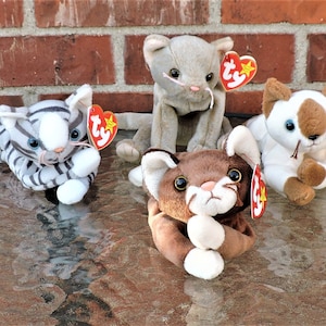 Pounce (tm) Prance (tm) Scat (tm) Snip (tm) Ty Inc (r) The Beanie Babies Collection (tm) ERRORS RARE