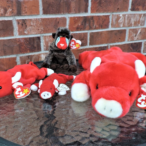 Wangen (tm) Snort (tm) Ty inc (r) The Beanie Babies/Buddies/Teenie Collection (tm) RARE ERRORS