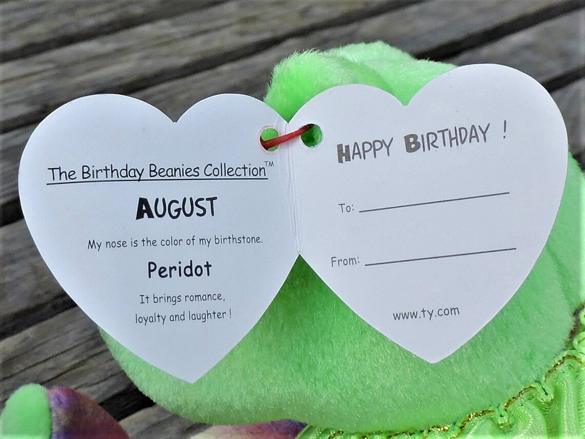 July August September Birthday Bears Ty Inc r the Birthday - Etsy