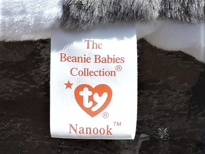 Nanook beanie baby tag cheap