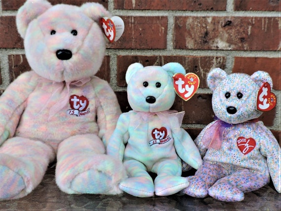 beanie baby 2001 signature bear