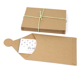 kraft gift card sleeves Custom-Printed Gift Card Sleeve (1 or 2 Color)