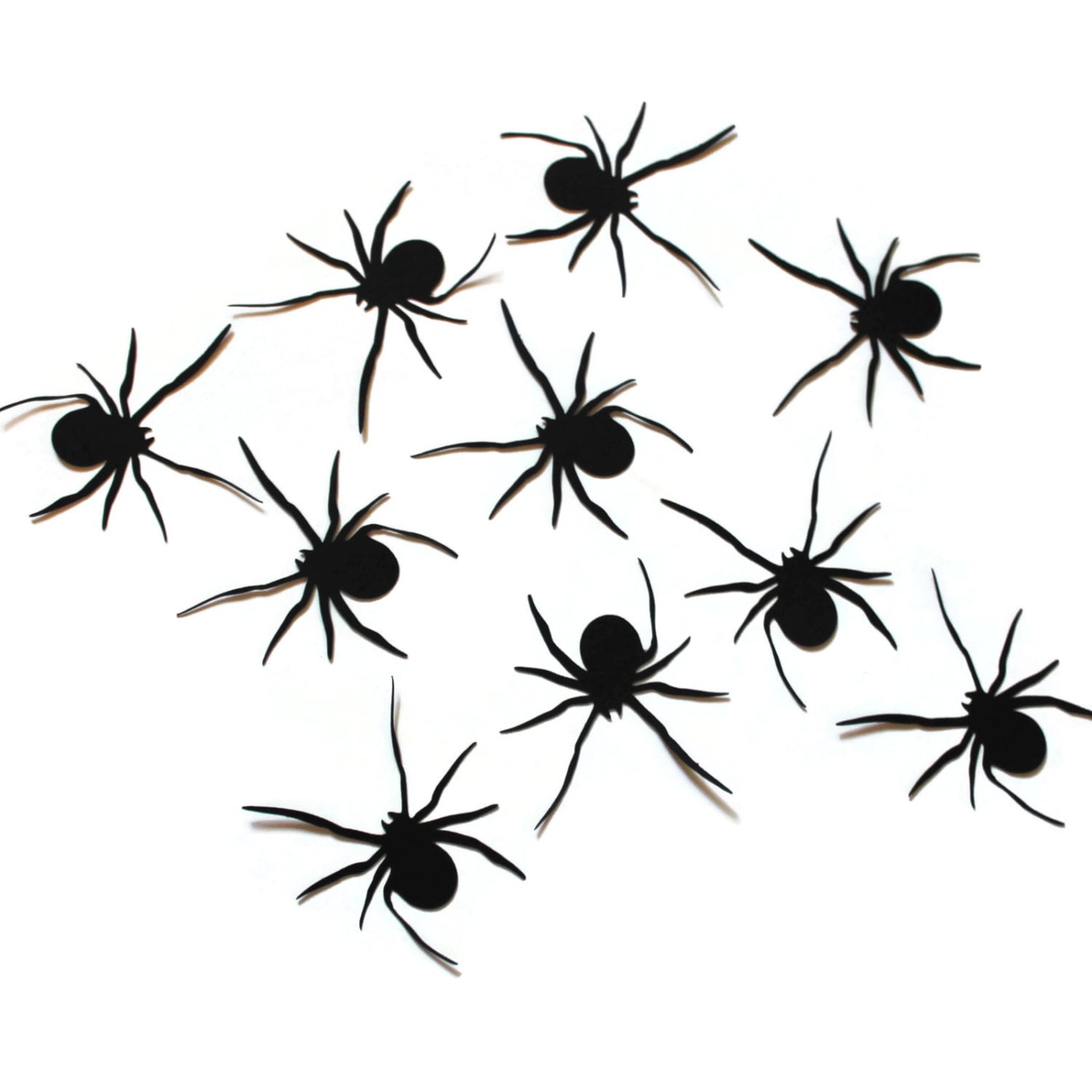 Spider web with spider die cut Embellishments 5 sets/ 10 pc black card stock…