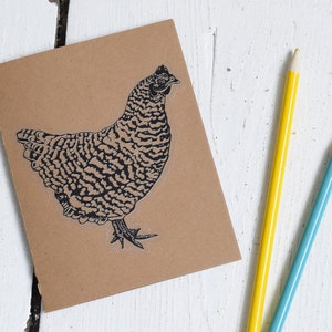 Pegatina de pollo - Calcomanía de 4" - Vinilo para portátil - Calcomanía para botella de agua o diario - Calcomanía de gallina - Calcomanía para ventana - Troquelada - Etiqueta