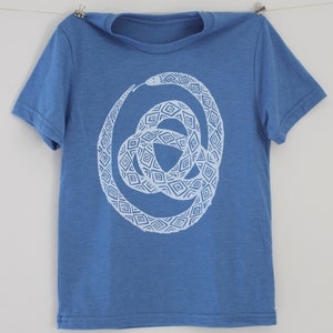 Organic Kids Snake T-Shirt: Ouroboros Serpent Graphic Tee