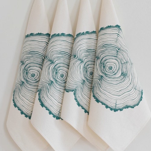Mixed Set of 4 Organic Cotton Cloth Napkins Unpaper Towels Etsy