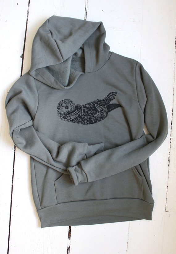 Kids Otter Hoodie Youth Sweatshirt 