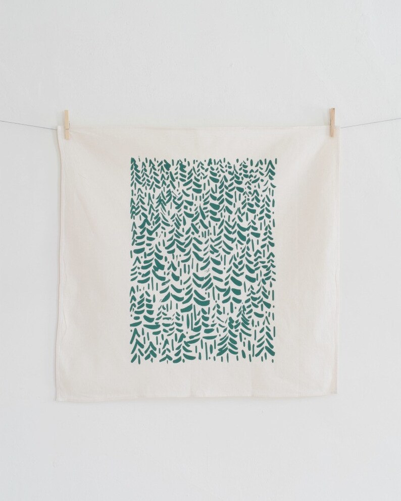 Tea Towel Organic Cotton Eco Friendly Kitchen Towels Etsy