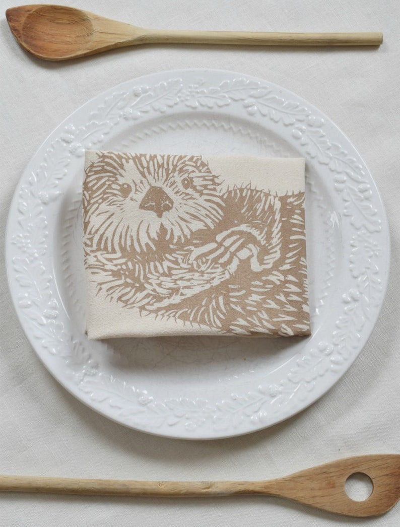 Sea Otter Tea Towel - Thumbnail 4