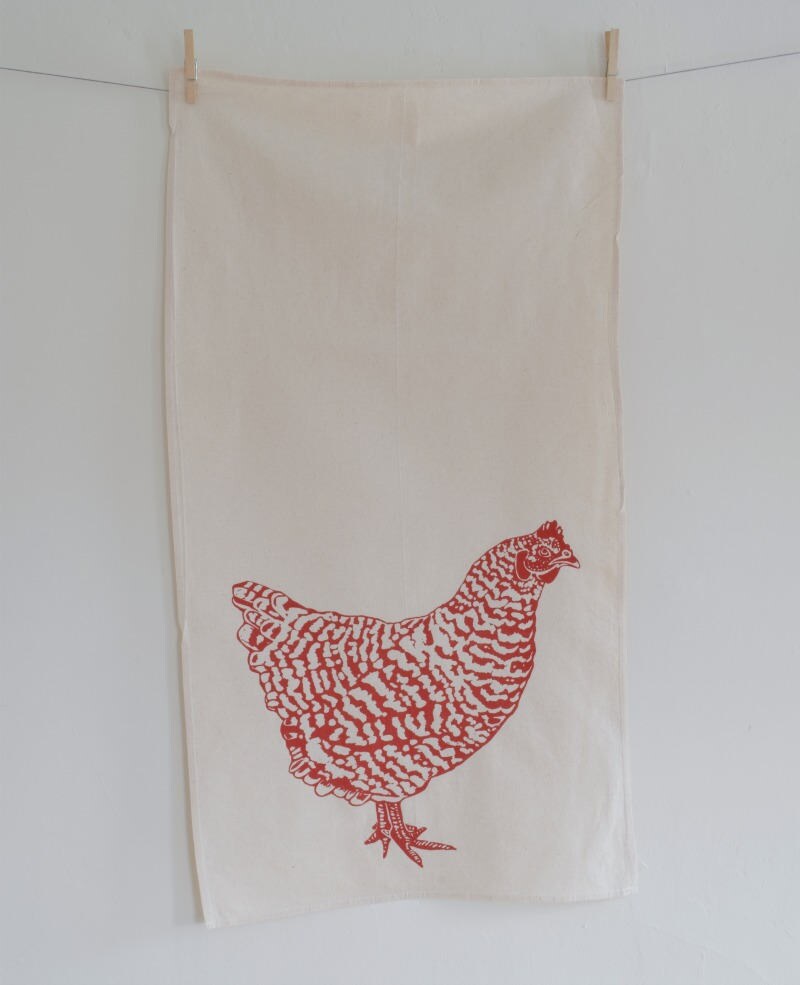 6 CHICKENS Flour Sack Decorative Tea Dish Towels Gift Kitchen Country –  JAMsCraftCloset