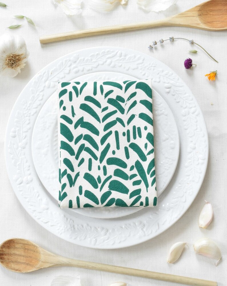 Tea Towel Organic Cotton Eco Friendly Kitchen Towels Etsy