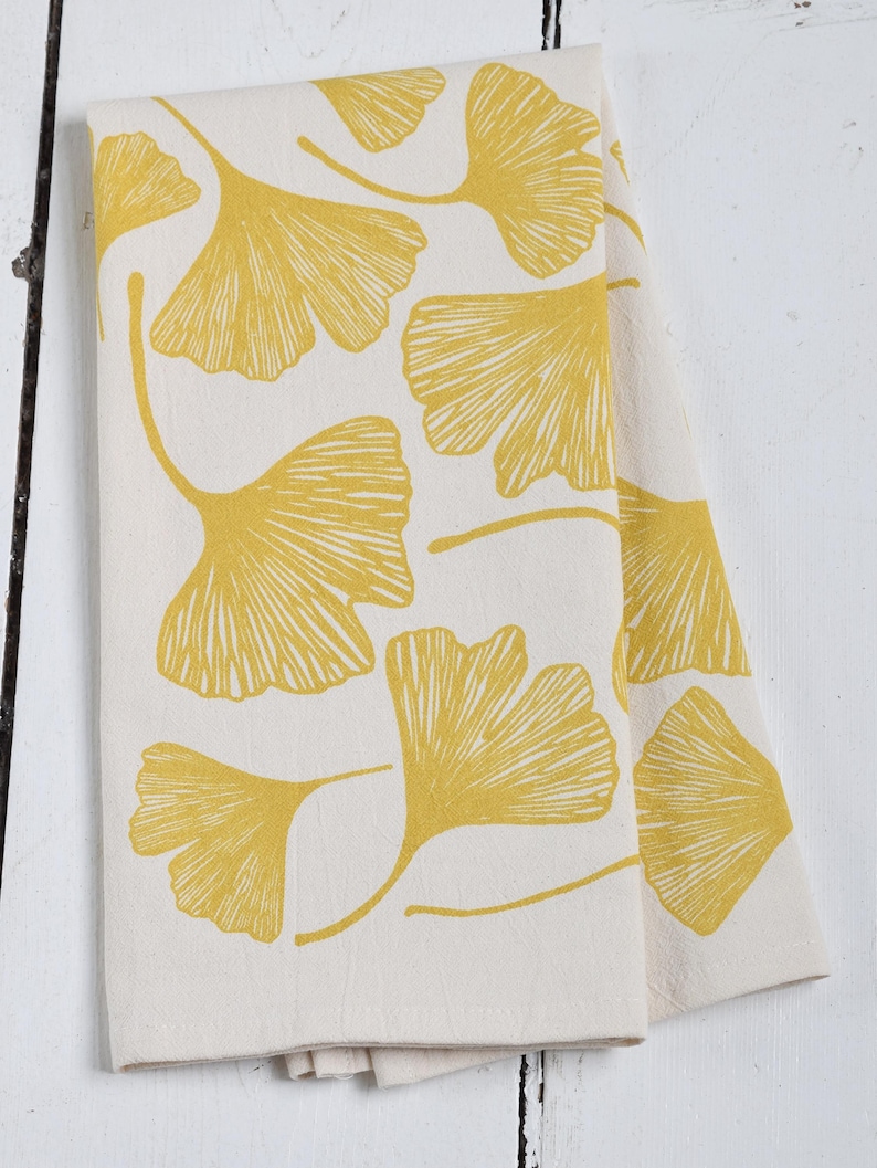 Ginkgo Leaf Tea Towel - Thumbnail 5