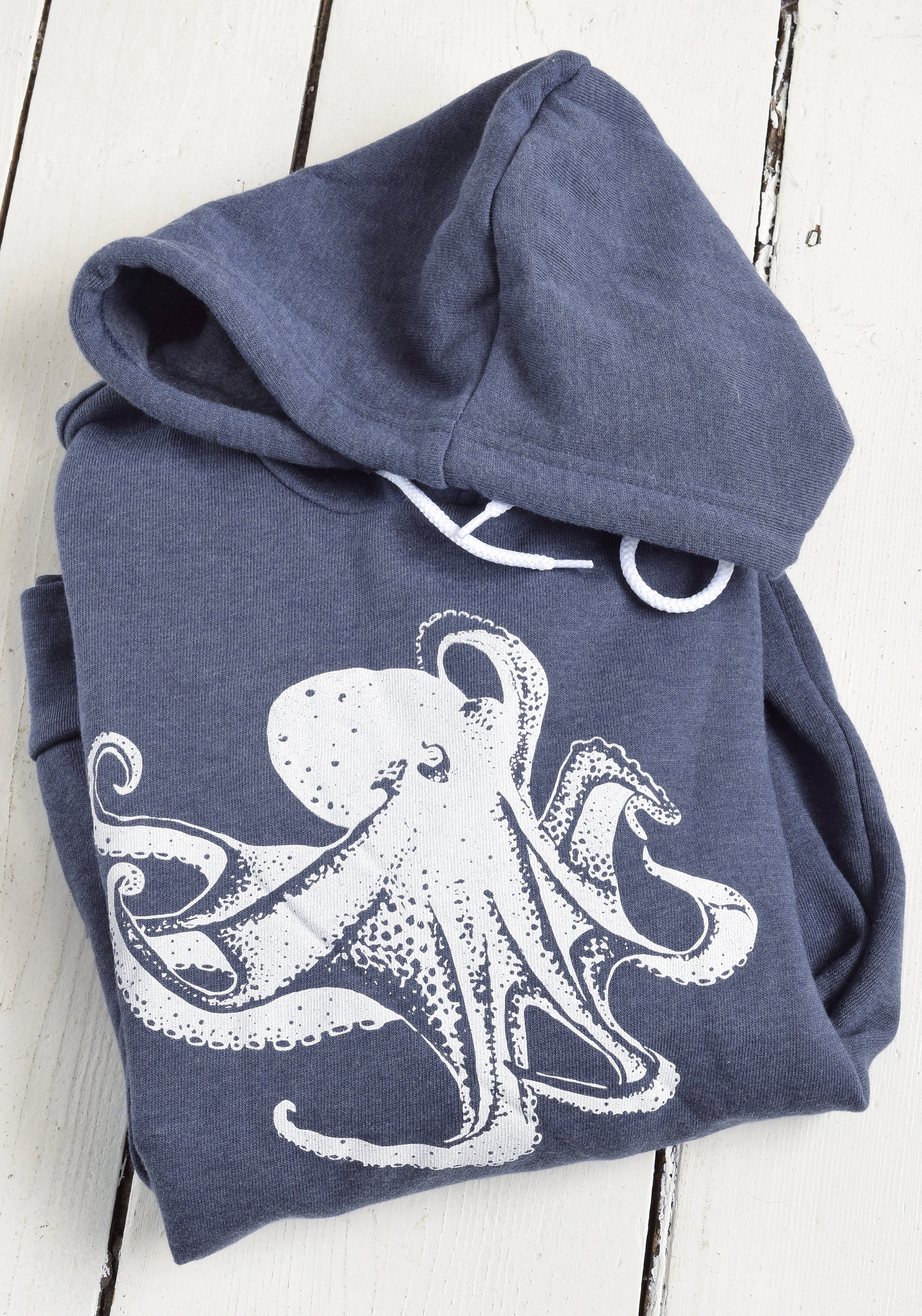 Octopus Hoodie Unisex Adult Sweatshirt Animal Print Pullover