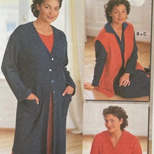 May include: A vintage Burda Super Combination sewing pattern packet. The packet features images of a woman wearing the garments that can be made from the pattern. The packet includes the text "THE NEW burda" and "SEAMS AND HEMS INCLUDED".