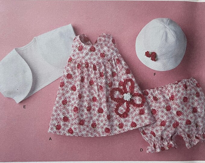 Simplicity 2375 Pattern Baby Girls Sleeveless Dress Ruffled Leg ...