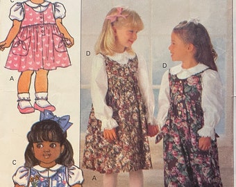 Simplicity 5223 Pattern UNCUT Easy Little Girls Raised Waist Party ...