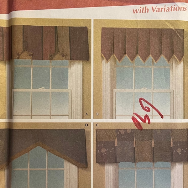 Box Pleat Valance Etsy