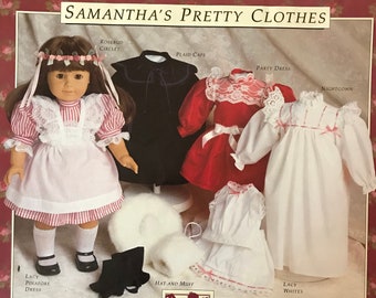 American Girl Doll 18" Samantha Retired Velveteen Holiday Coat ONLY 