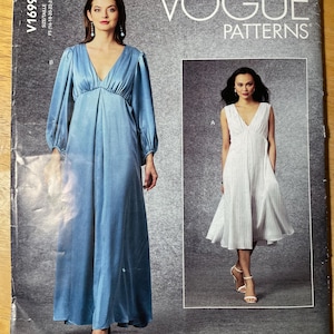 chinese dress ladies 90s Sewing Pattern: McCall's 9074 Lined Evening Dress in Two Lengths w –  Patterns Central