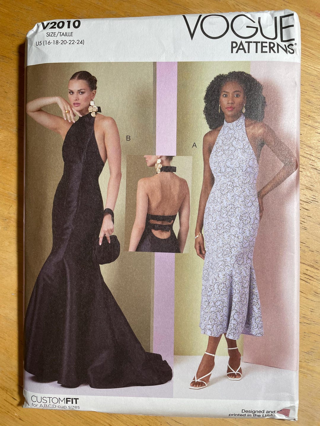 Vogue V2010 2010 12072 Pattern UNCUT Athletic Cut Sleeveless