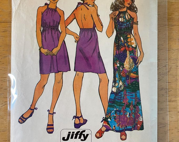 Simplicity 7569 Pattern CUT Complete Vintage 1970s Jiffy Top With Angel ...
