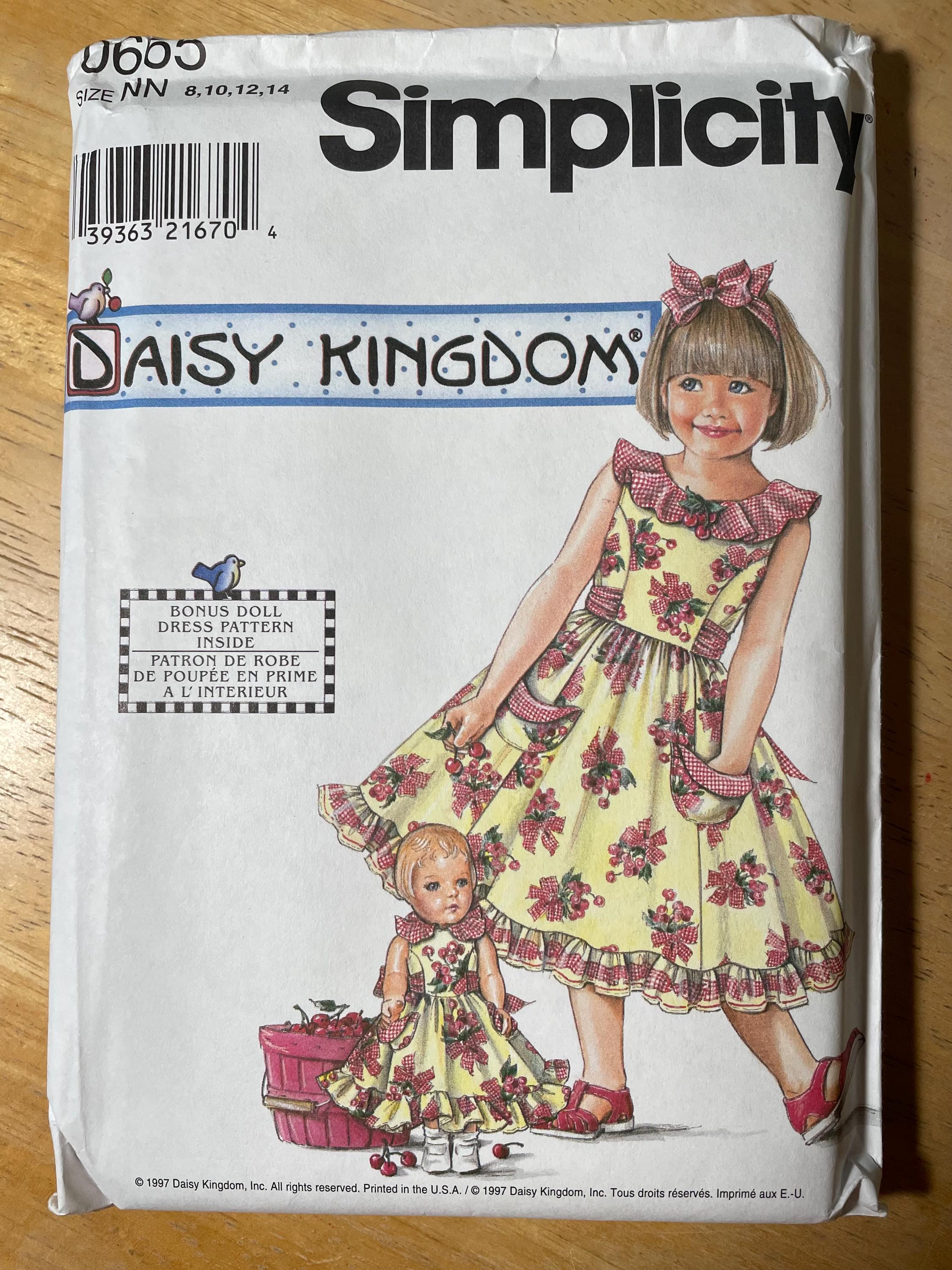 open lace back dress Daisy Girls Dress Sewing Pattern  TREASURIE